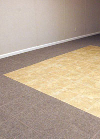 Basement Wood Flooring installed in Newport, Massachusetts and Rhode Island