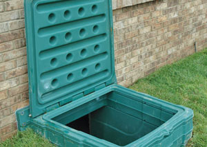 lockable crawl space access door installed in Framingham