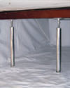 a crawl space repaired with crawl space jack posts and a crawl space liner for a home in Taunton