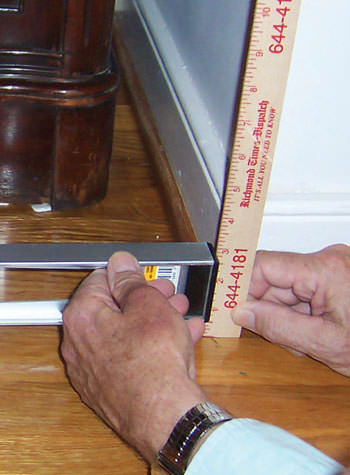 sinking, uneven floors above a sagging crawl space in Franklin