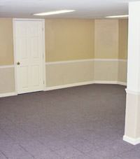 Plastic 20-mil vapor barrier for dirt basements, Cranston, Massachusetts and Rhode Island installation