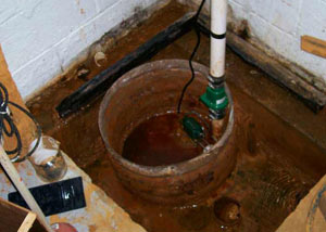Extreme clogging and rust in a Cumberland sump pump system