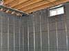 Installation of basement wall insulation in Springfield, Newton, Providence
